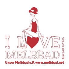 I Love Melbbad Sticker